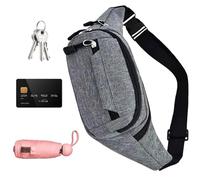 cintura o senderismo | o para hacer senderismo o llevar portátil para ir de compras al camping con el perro, gris, riferimento alla descrizione, Consulte la descripción