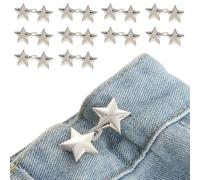 Cintura para pantalones de mujer | Ajuste de cintura de mezclilla en forma de estrella | Botón de sujeción Pantalones - Para mujeres hombres esposas niñas estudiantes viajeros Traje diario Viajes