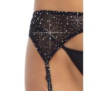 Cinturilla De Strass - Talla Única - Negra