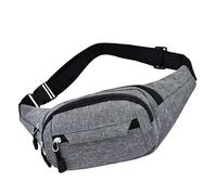 Cinturón - 11,02 x 5,51 x 3,94 Pulgadas de Viaje, compacta, Organizador de Correr Ajustable | Resistente e Impermeable para excursiones con Perros, Paseos, Festivales, Gris, Consulte la