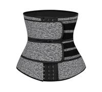 Cinturón Abdominal Para Mujeres Corsé reductor de cintura de alta compresión for mujer, faja adelgazante for vientre plano, faja de fitness abdominal para apoyo abdominal(Double Belts Gray,5XL)