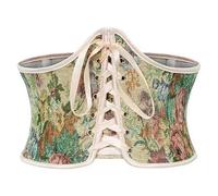 Cinturón Abdominal Para Mujeres Pintura al óleo Floral corsé Shapewear mujeres Control de barriga Cincher Sexy Underbust cintura entrenador cinturón adelgazante para apoyo abdominal(Color-01,L)