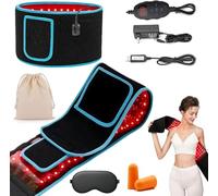 Cinturón adelgazante Lumalean Pro - Cinturón de pérdida de peso - Luz roja - Cinturón ajustable inalámbrico - Reafirma la piel y reafirma tu cintura, reafirma la piel y esculpe el cuerpo, para