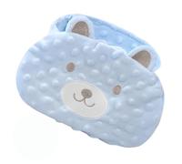 Cinturón AnticóLico para Bebé, Afenau 63x16cm Bolsa Semillas Colicos Bebe, Ajustable Cojín Antirreflujo Bebe para Aliviar Los Cólicos y Dolores de EstóMago (Azul)