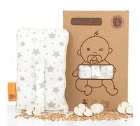 Cinturón Anticólicos Bebé Ajustable-Fajita de Saco Térmico de Semillas para Aliviar el Dolor de Cólicos de Recién Nacidos 19X12 cm-Thermikoa