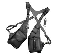 Cinturón antirrobo - Cinturón de Viaje de Seguridad Riñonera antirrobo | Correa antirrobo Ajustable, Correa de Cuero PU Ajustable, Bolso Tipo Billetera, cinturón de Seguridad con TA Oculta