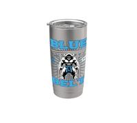 Cinturón azul: Siguiente paso para el campeonato! Vaso térmico de acero inoxidable de doble pared