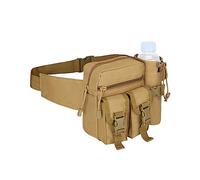 cinturón bolsa de herramientas Multi-Tool Cinturón Bolsa de herramientas portátil for exteriores, bolso de hombro, kit de riñonera for hombres, cinturón de herramientas (color: negro) (Color : Brown