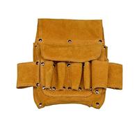 cinturón bolsa de herramientas Multi-Tool Cinturón Kit de herramientas de gran capacidad, bolsa de herramientas de cintura, kit de herramientas de electricista de cuero de vaca, caja de almacenamiento
