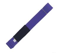Cinturón brasileño de Jiu Jitsu para uso consistente para entrenamiento con bordes reforzados y diseño funcional de manga a rayas (A 2 morado)