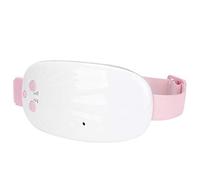 Cinturón calefactable, almohadilla térmica con masaje vibratorio, carga USB para niñas para mujeres(Small shell-rechargeable)