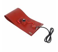 Cinturón calefactor de tambor de aceite Banda calefactora de silicona de 60 L Calentador de barril eléctrico con termostato 1200 W para aplicaciones industriales Tanques de