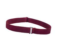 Cinturón Cintura Elástico Invisible Flexible Señora Hebilla Plana de Fácil Ajuste Elástico Masculino Femenino Adecuado para Usar con Jeans Traje Casua, rojo oscuro, universal