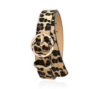 Cinturón Con Estampado De Leopardo De 1 Pieza, Cinturón Decorativo Para Ropa, Cinturón Retro, Cinturón De Moda, Cinturón De Cuero Pu
