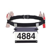 Cinturón con respaldo - Cinturón de triatlones para número de , Ring Running Belt, Bolsa Ventrale Cinturón para correr, ciclismo