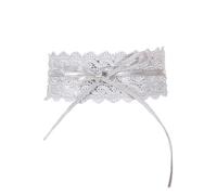 Cinturón cruzado Obi para mujer, ajustable, cintura ancha con superposición de encaje y lazo, piel sintética suave para vestidos, té de la tarde a eventos, Reino Unido, plata, Taille unique