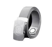 Cinturón De Acero Inoxidable for Hombre, Trenzado Magnético, Sin Cuero, Hebilla Automática, Cinturón Ajustable for Trajes, Pantalones Vaqueros, Uso Diario Formal(Silver C,120CM/47.3'')