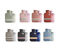 Cinturón de agua caliente para botella de agua caliente con cubierta, calefacción por microondas, tejido grueso, suave de felpa para la cintura - 1,8/0,8 litros (1, 0,8 L)