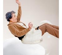 CinturóN De Airbag Inteligente Y Ligero, AnticaíDas PortáTil, ProteccióN Tridimensional De 325°, Se Abre En 0,08 S Para Personas Mayores Y Personas Con Problemas De Salud,XL