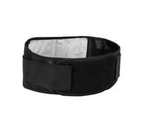Cinturón de apoyo de espalda para hombres y mujeres, soporte lumbar ajustable con autocalentamiento con terapia de masaje, alivio del dolor de cintura (L)