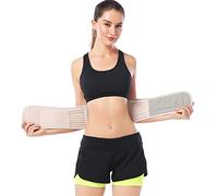 Cinturón de apoyo para la espalda para hombres y mujeres de Tomashe, apoyo lumbar para la parte inferior de la espalda, masaje y terapia térmica, ayuda a eliminar el dolor de espalda