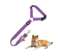 Cinturón de asiento para perros seguro, arnés ajustable de seguridad para perros, arnés de viaje a prueba de escape para cachorros de coche, cinturón de asiento con cuerda de cabeza, chaleco de nylon