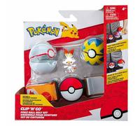 Bizak Pokemon Cinturón de Ataque Modelos Surtidos, Incluye 2 Poke Balls y 1 Figura (63227236)