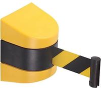 Cinturón de barrera de cola retráctil, barrera de cinturón retráctil Cinturón de aislamiento montado en la pared, barrera de cola, barrera de cinturón retráctil Cinturón de aislamiento de montaje en p