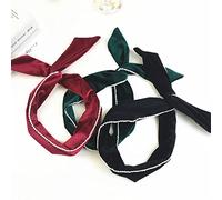 Cinturón de cabello de mujer 3pcs Women Velvet Wire Headband Hairband Wired Hair Tie Scarf Head Wrap Yoga Sports Head Wraps Hair Accessory Cinturón de cabeza