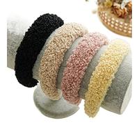 Cinturón de cabello de mujer 4 Pack Headbands For Women Wide Headband Lambswool Autumn And Winter Hair Hoops Hair Accessories Cinturón de cabeza