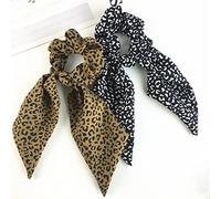 Cinturón de cabello de mujer 6Pcs Hair Scrunchies Satin Elastic Hair Bands Hair Scarf Ponytail Holder Scrunchy Ties Vintage Accessories For Women Girls Cinturón de cabeza