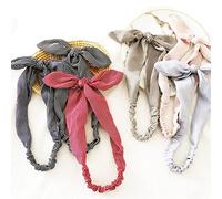 Cinturón de cabello de mujer 6PCS Women Hair Bands Stripes Headbands Retro Hair Accessories Girls Cross Turban Bandage Hair Bands Headwrap Cinturón de cabeza