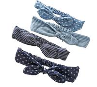 Cinturón de cabello de mujer Elastic Knotted Bow Fashion Headband Hairband Turban Headwrap Hair Band For Women Girls,Pack Of 4 Cinturón de cabeza