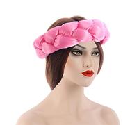 Cinturón de cabello de mujer Hair Braided Headband Chunky Wide Plaited Braids Hairpiece Women Girl Beauty Accessory Cinturón de cabeza(Y68)