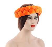 Cinturón de cabello de mujer Hair Braided Headband Chunky Wide Plaited Braids Hairpiece Women Girl Beauty Accessory Cinturón de cabeza(Y66)