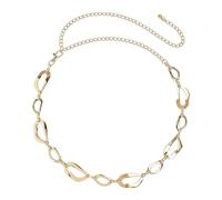Cinturón De Cadena Para Cintura,Joyería metálica decorativa delicada de cadera | Cinturón Corporal Cadena Eslabones | Para Mujeres, Chicas, Vestidos, Vaqueros, Falda, Pantalones, Cadera, Concierto, Fe