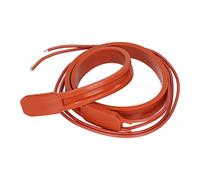 Cinturón de Calefacción de Silicona Impermeable de 220 V Y 35 W, Calentador de Banda de Calentador de Tambor de Metal Flexible para Control de Temperatura del Cubo de Miel de Acuario, 0,6 X 19,7in