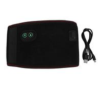 Cinturón de Calefacción para la Espalda, Cinturón de Calefacción para la Espalda, 3 Temperaturas, Vibración para la Espalda Baja, Masaje, Alivio del Dolor, Compresa Caliente, Almohadilla Lumbar