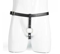 Cinturón de castidad con hebilla oculta ajustable, jaula para el pene, cinturones de cuero antideslizantes, correa auxiliar de castidad para hombres, juguete sexual para adultos para bondage