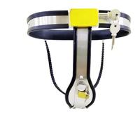 Cinturón de castidad para mujer Cinturón de castidad para mujer, juego de juguetes sexuales para mujeres extremas, ropa interior sexy ajustable, juego de roles, fetiche, juguete sexual SM(Schwarz,90~1