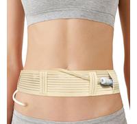 Cinturón de catéter de diálisis peritoneal, (2 unidades) cinturón de diálisis abdominal para hombres y mujeres, cinturón de protección de catéter ajustable transpirable, cinturón de diálisis abdominal