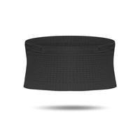 Cinturón de cintura ajustable para correr, bolsa de almacenamiento oculta, multifuncional, de punto, transpirable, bolsa oculta, bolsa de almacenamiento transpirable para correr, Black, M