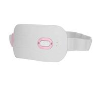 Cinturón de Cintura con Calefacción de Carga USB, Pantalla de Indicador LED, 3 Engranajes Cinturón de útero Caliente Ajustable Compresa en Caliente(blanco)
