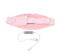 Cinturón de cintura con calefacción eléctrica, almohadilla de calefacción menstrual portátil, 3 engranajes, cinturón de calambres eléctrico ajustable, cinturón de apoyo para la cintura, cinturón de ca