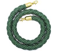 Cinturón de cuerda de cáñamo con gancho dorado para control de multitud, elegante cintura en corda, perfecta para eventos y uso al aire libre, diseño versátil y fuerte