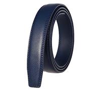 Cinturón de cuero ajustable sin hebilla, soporte para sello y cinturón para correr 6plus, práctica correa de cintura unisex, azul, Taille unique