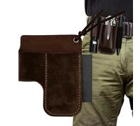 Cinturón de Cuero | Bolso Multiusos Retro En Cuero - con herramientas de corte,para Plantar, Mejoras del Hogar, Construcción, Fontanería, Carpintería, Trabajo de Madera