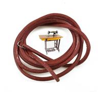 Cinturón de cuero con gancho para pedal para máquina de coser, enlace de pedal diseñado para acoplamiento de pie oscilante a volante (B)