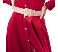 Cinturón de cuero de repuesto para vaqueros, cinturones de cuero grandes para hombre, rosa, Taille unique
