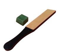 Cinturón de cuero para afeitar Correa de cuero for afilar navajas afeitar, afilador cuchillos, pulido y afilado(Acrylic handle)